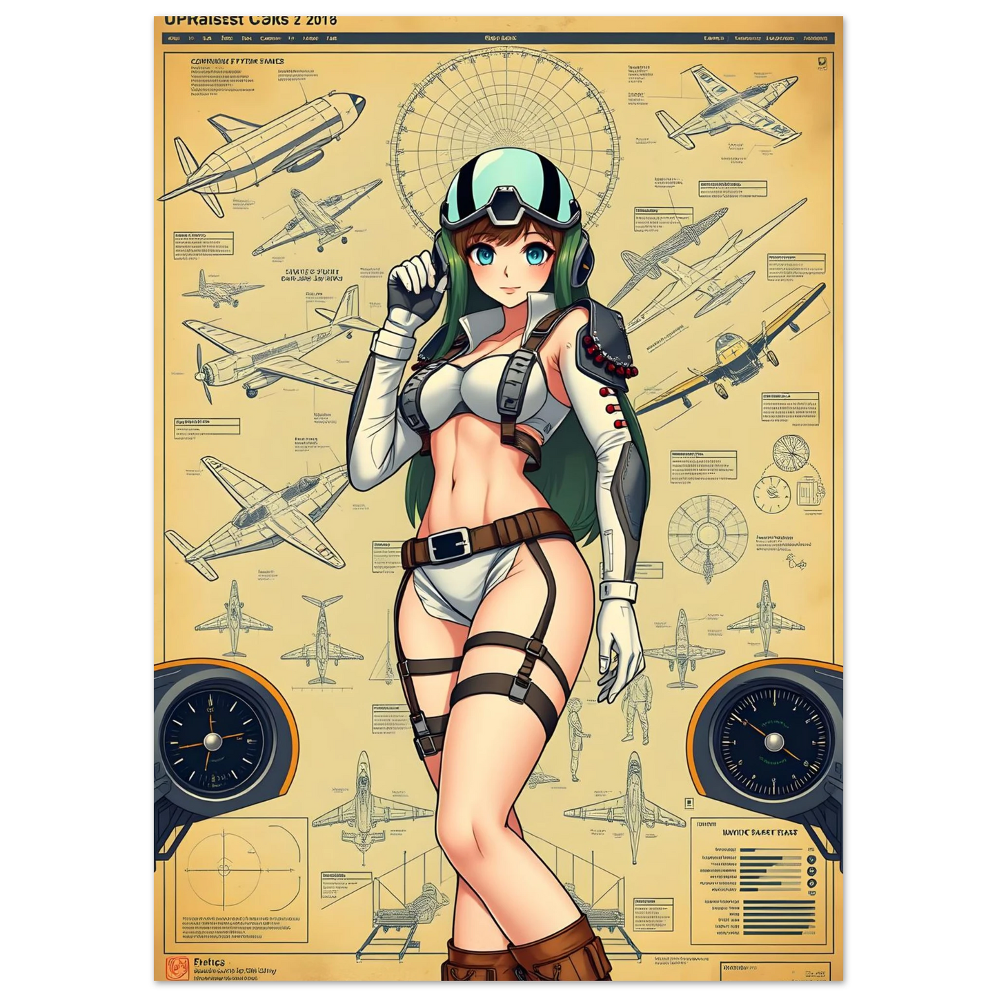 🌸🪐🎀👽Création Anime Rétro Sci-Fi ☄️22 - Aura Studio Déco