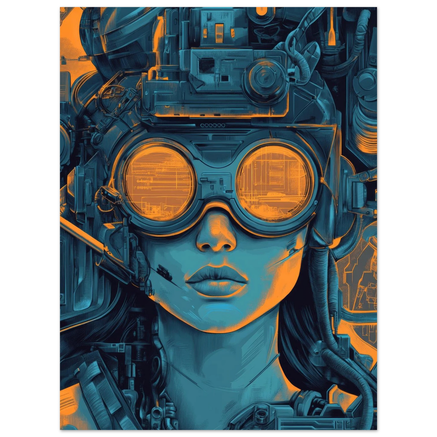 ✨ RETRO FUTUR MECHA WOMENS — Starship Series #25 - Aura Studio Déco