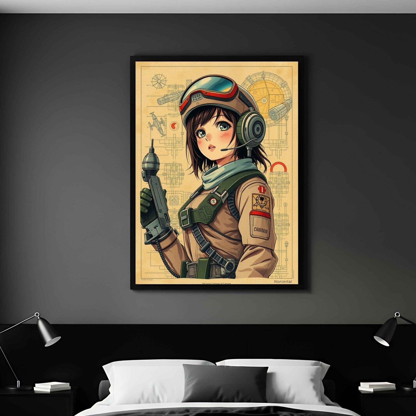 🌸🪐🎀👽Création Anime Rétro Sci-Fi ☄️28 - Aura Studio Déco