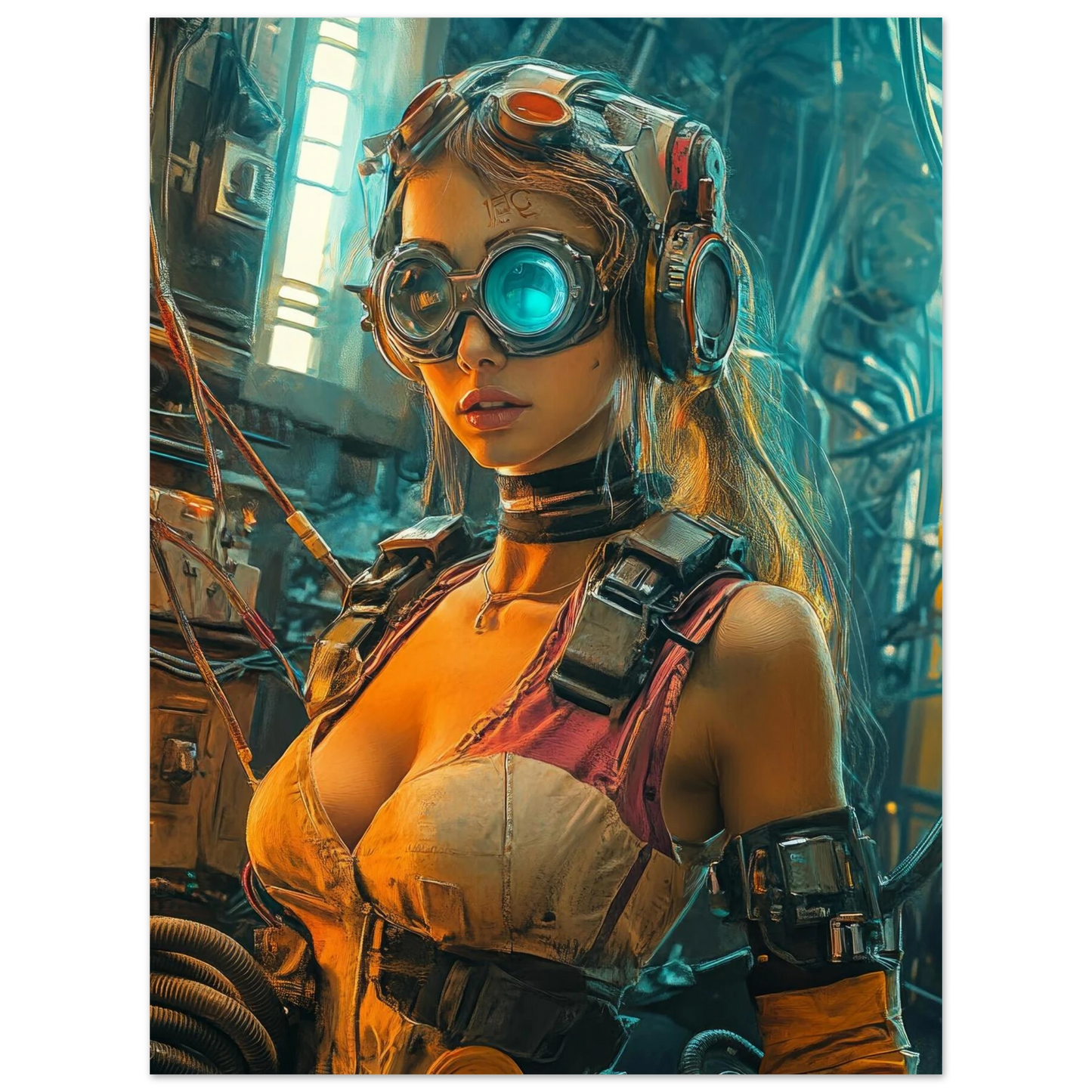 ✨ RETRO FUTUR MECHA WOMENS — Starship Series #89 - Aura Studio Déco
