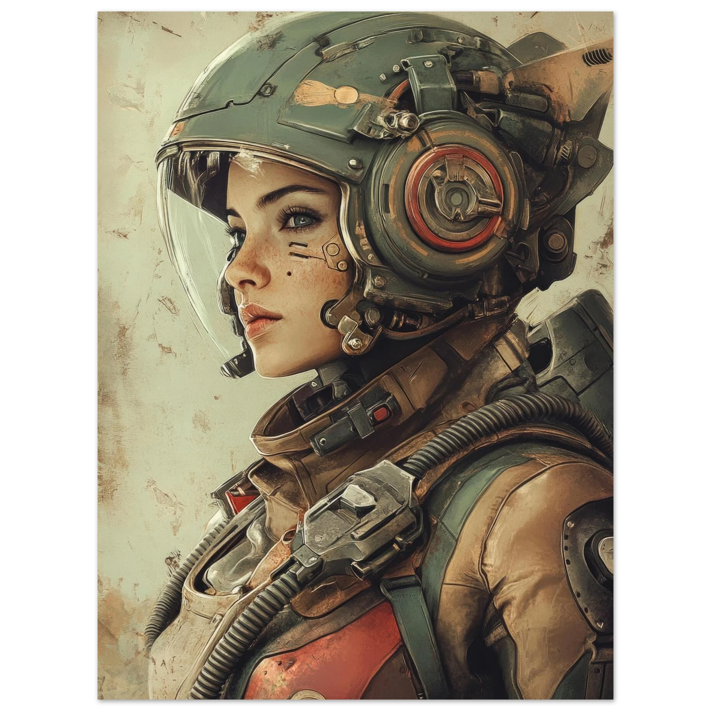 ✨ RETRO FUTUR MECHA WOMENS — Starship Series #84 - Aura Studio Déco