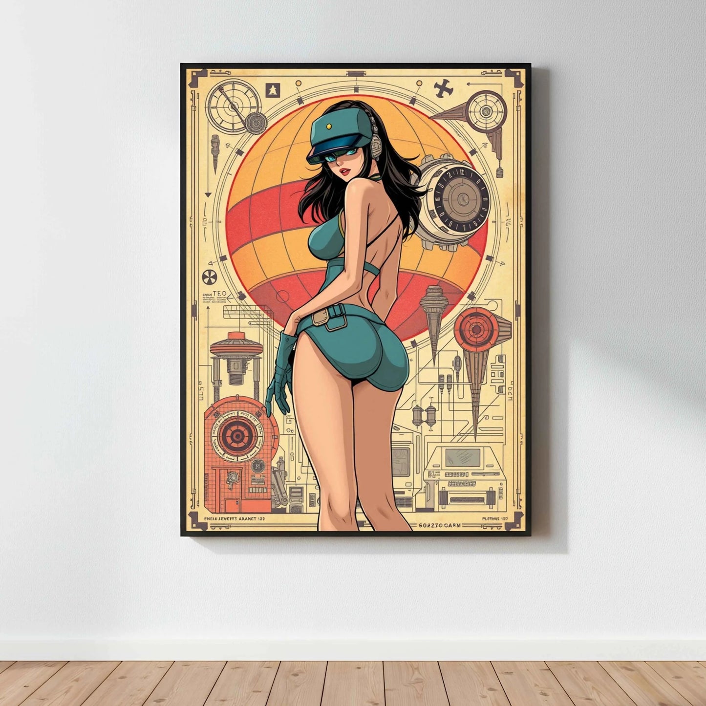 🌸🪐🎀👽Création Anime Rétro Sci-Fi ☄️31 - Aura Studio Déco