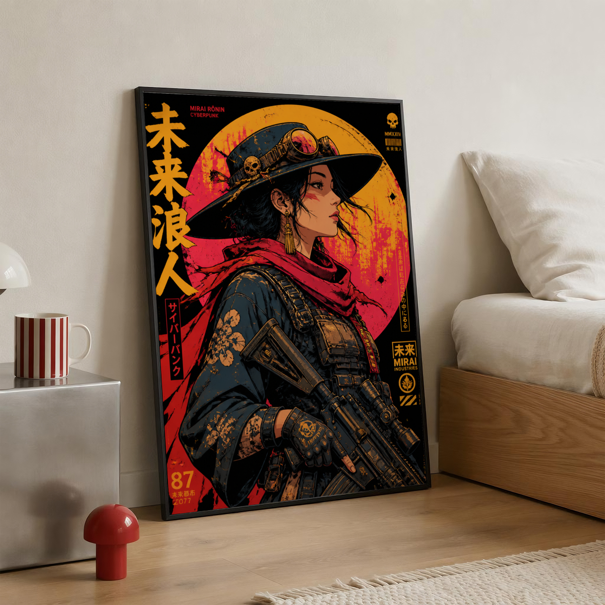 Affiche Cyber Cowgirl #05 | Western Futuriste & Cyberpunk