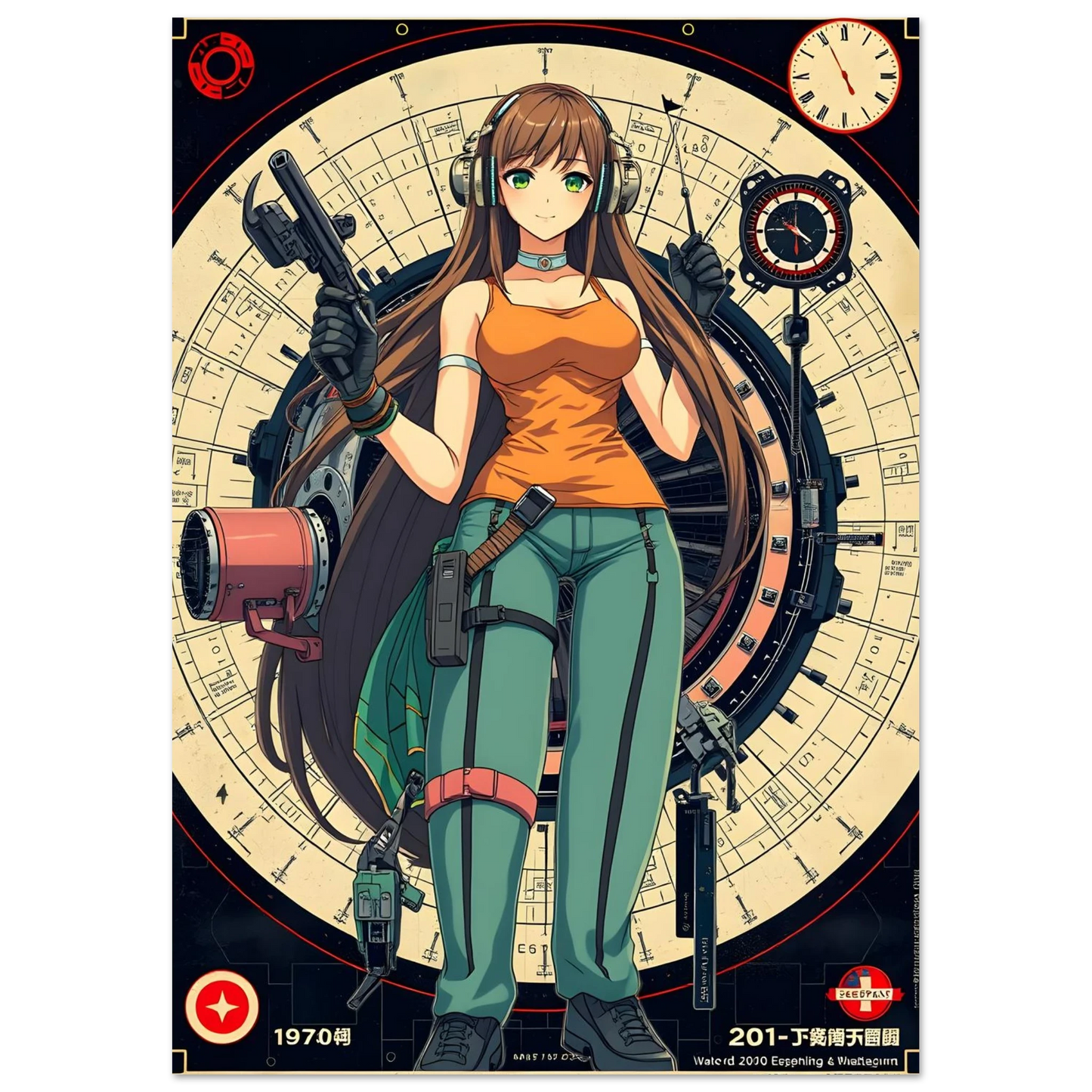🌸🪐🎀👽Création Anime Rétro Sci-Fi ☄️14 - Aura Studio Déco