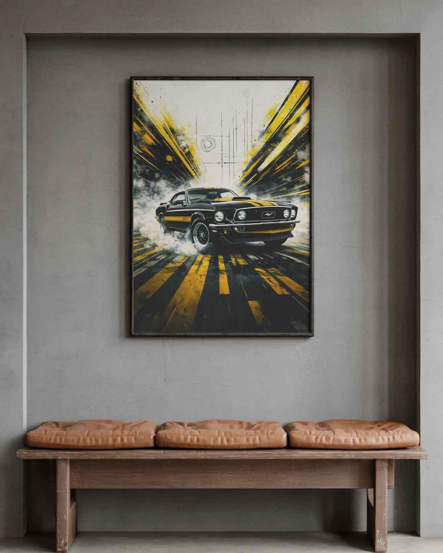 🏆🀣📺 Affiche Automobile Vintage 70's Legend 2 - Aura Studio Déco