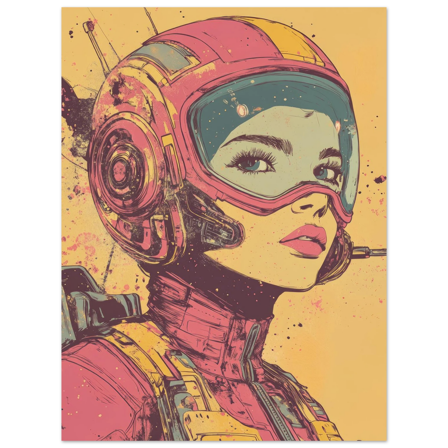 ✨ RETRO FUTUR MECHA WOMENS — Starship Series #75 - Aura Studio Déco
