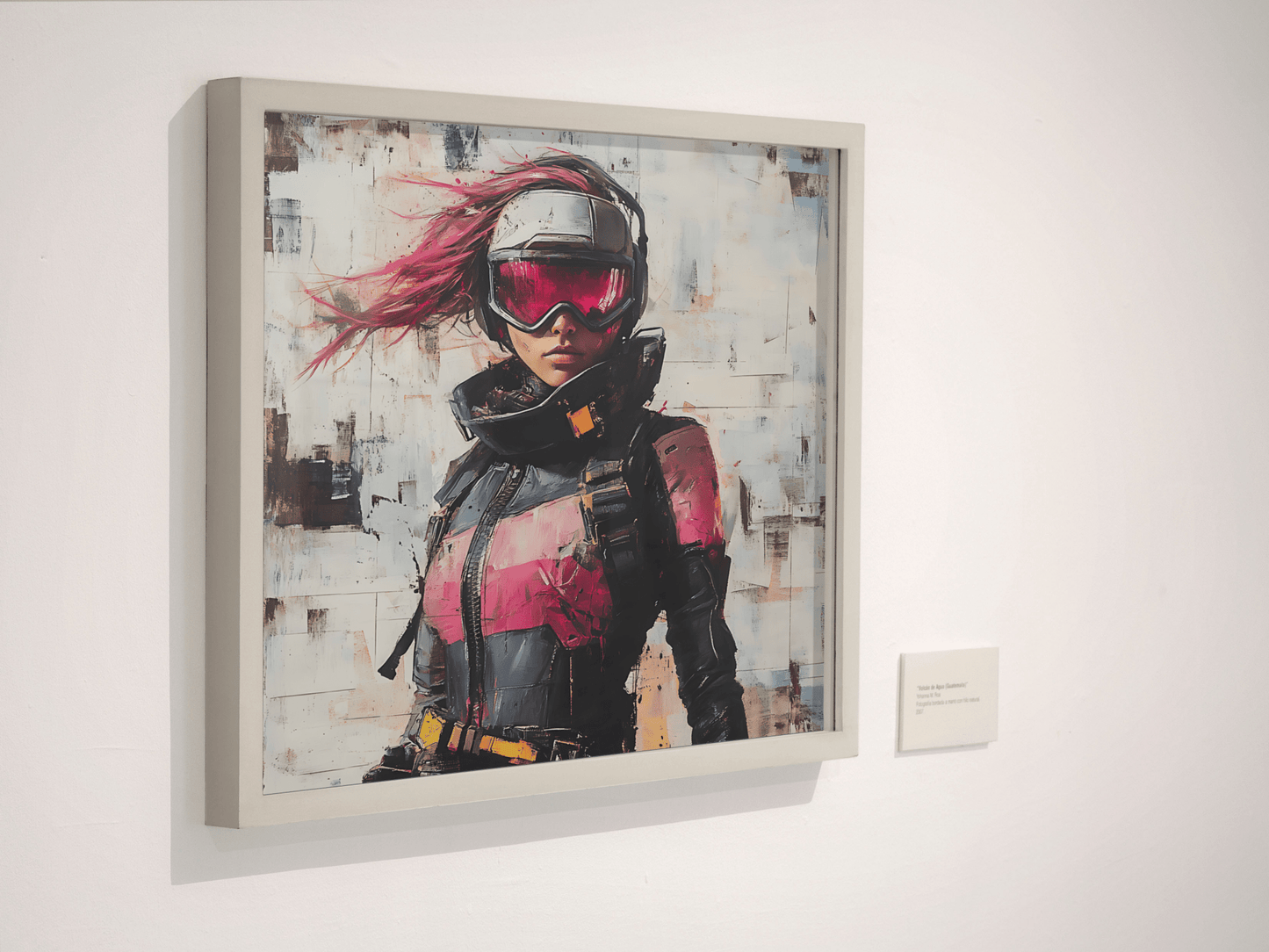 ☢️🧬Affiche Murale Survival Neon Fury Girls #9 - Aura Studio Déco