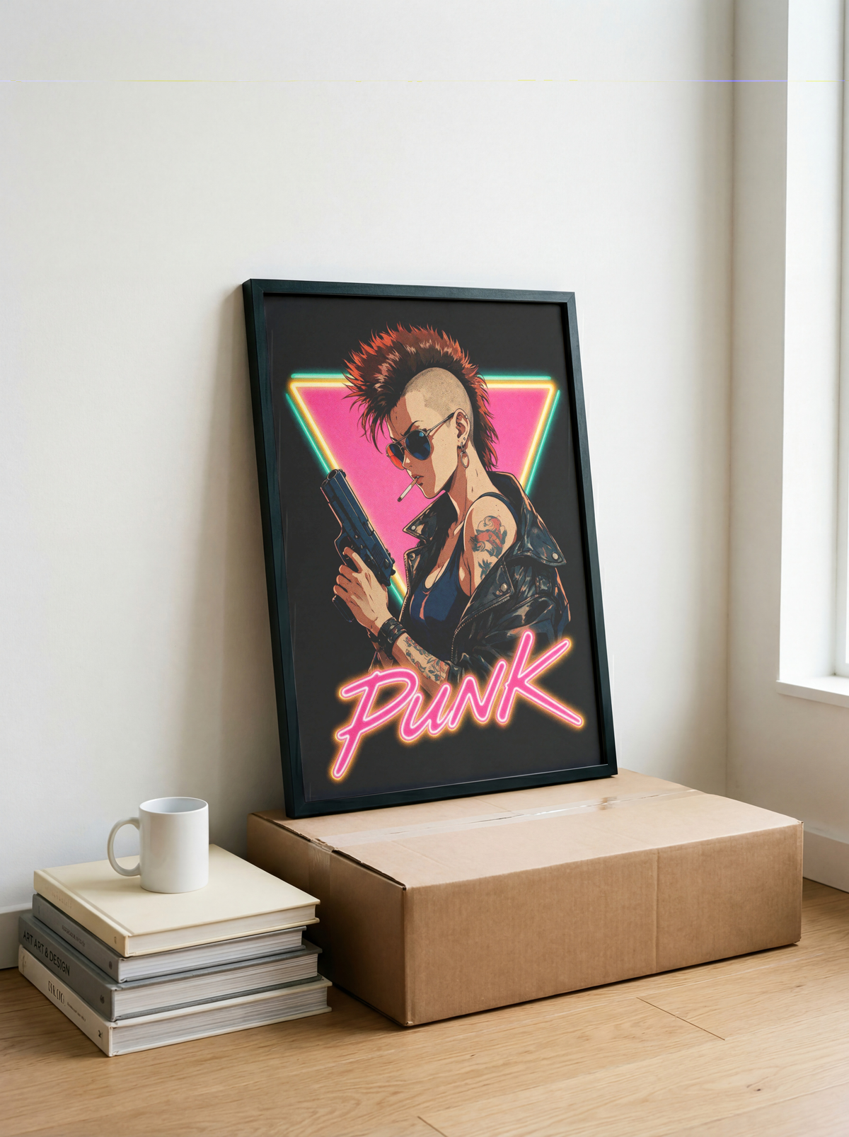Affiche Cyberpunk Punk Girl | Neon Punk & Tokyo