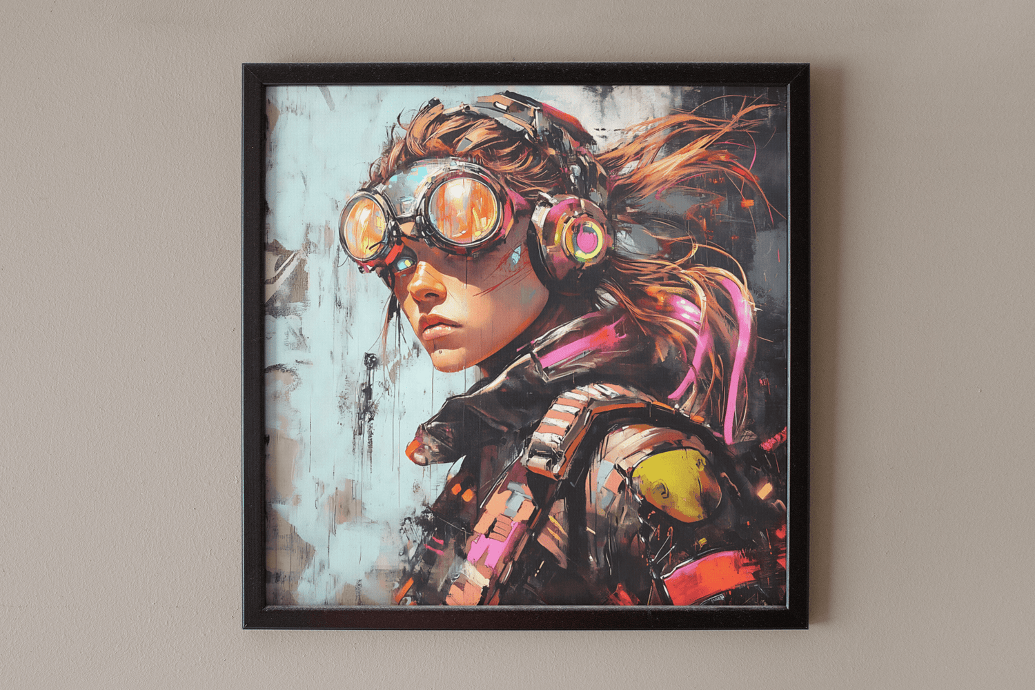 Affiches Murales Survival Filles Néon - Collection D'Affiche Murale Neon Fury Girls - Aura Studio Déco