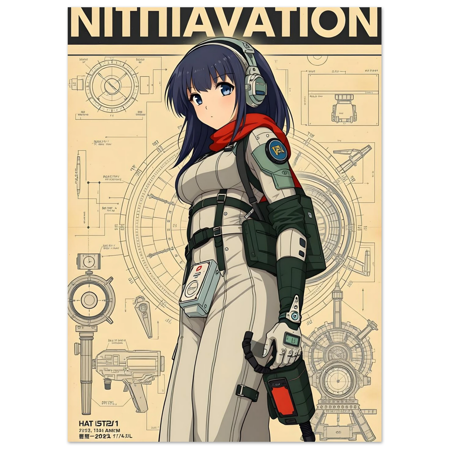 🌸🪐🎀👽Création Anime Rétro Sci-Fi ☄️18 - Aura Studio Déco
