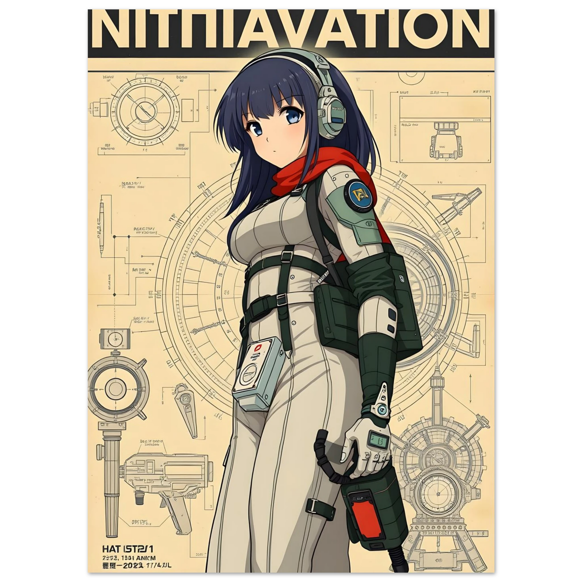 🌸🪐🎀👽Création Anime Rétro Sci-Fi ☄️18 - Aura Studio Déco