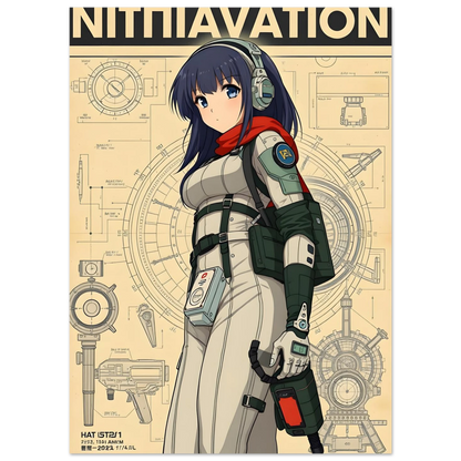 🌸🪐🎀👽Création Anime Rétro Sci-Fi ☄️18 - Aura Studio Déco