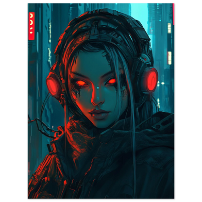 Affiche murale Impresion Cybergirl Ultimate SERIE 26☢️ - Aura Studio Déco