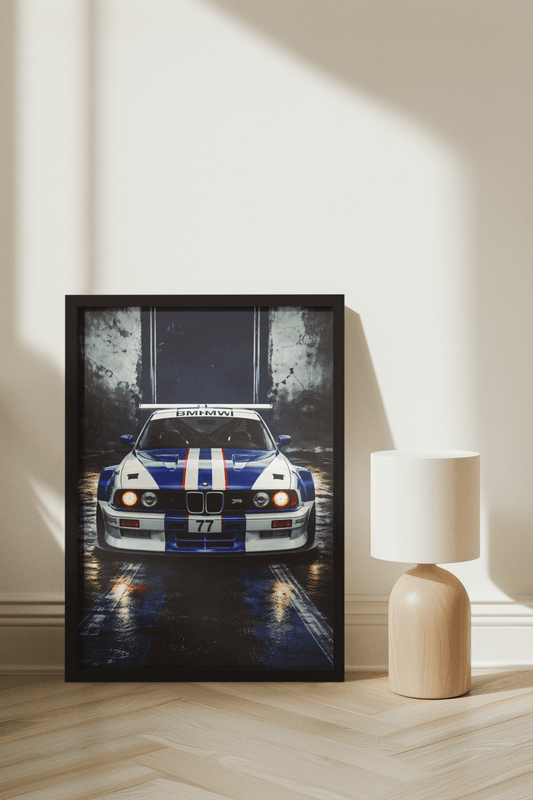 🏎️🏁Affiche Automobile Art' Sport 2 Encadrée - Aura Studio Déco