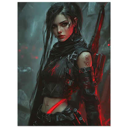 Affiche CYBERPUNK GIRL ULTIMATE #33 - Aura Studio Déco