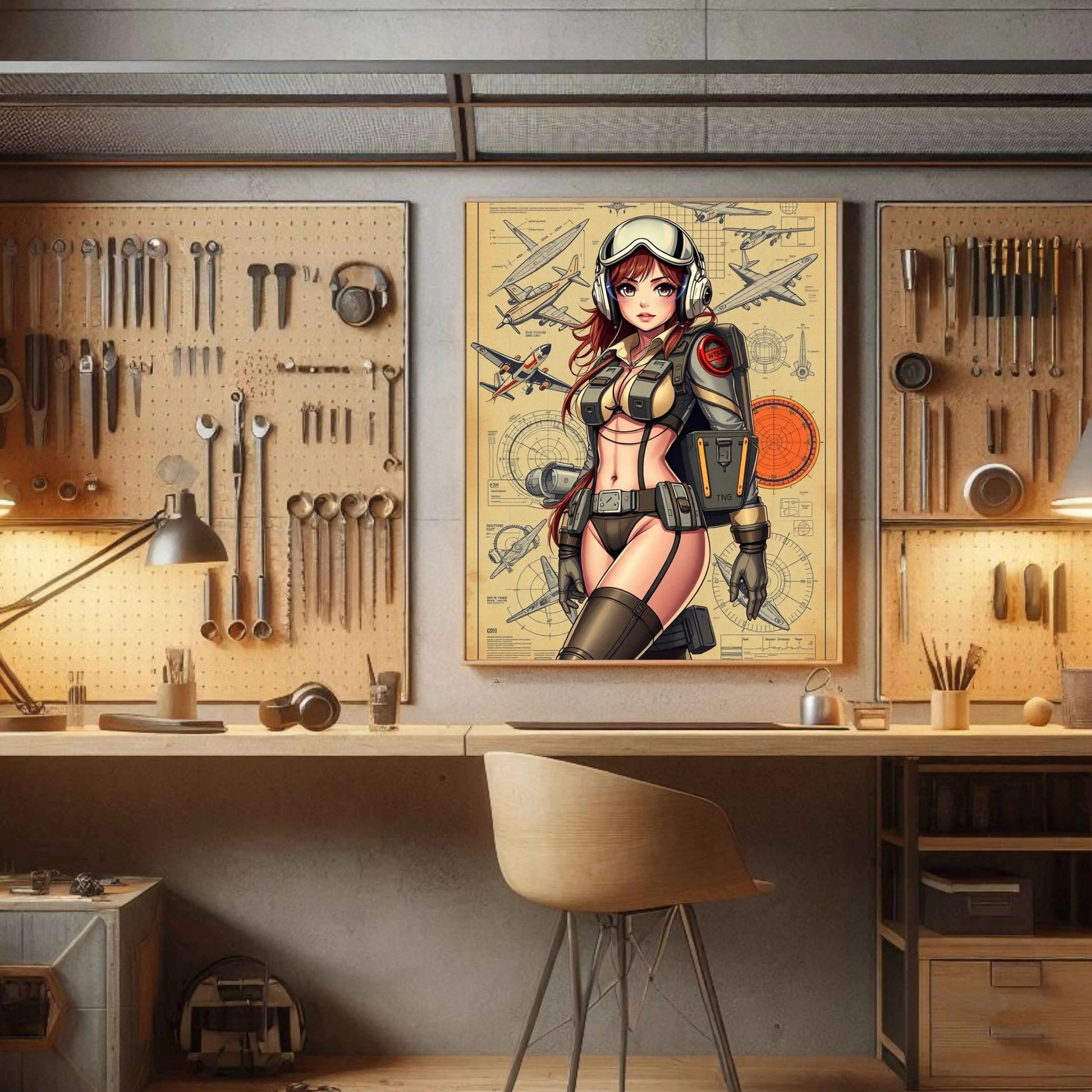 🌸🪐🎀👽Création Anime Rétro Sci-Fi ☄️8 - Aura Studio Déco