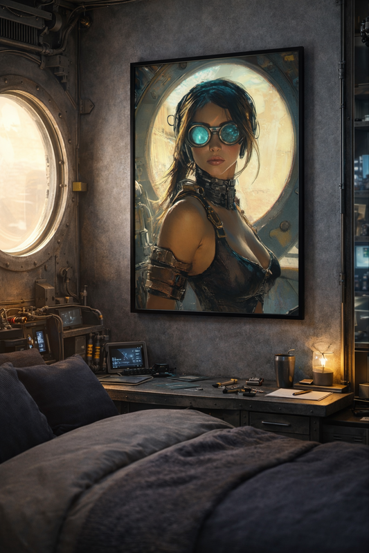 ✨ RETRO FUTUR MECHA WOMENS — Starship Series #21 - Aura Studio Déco