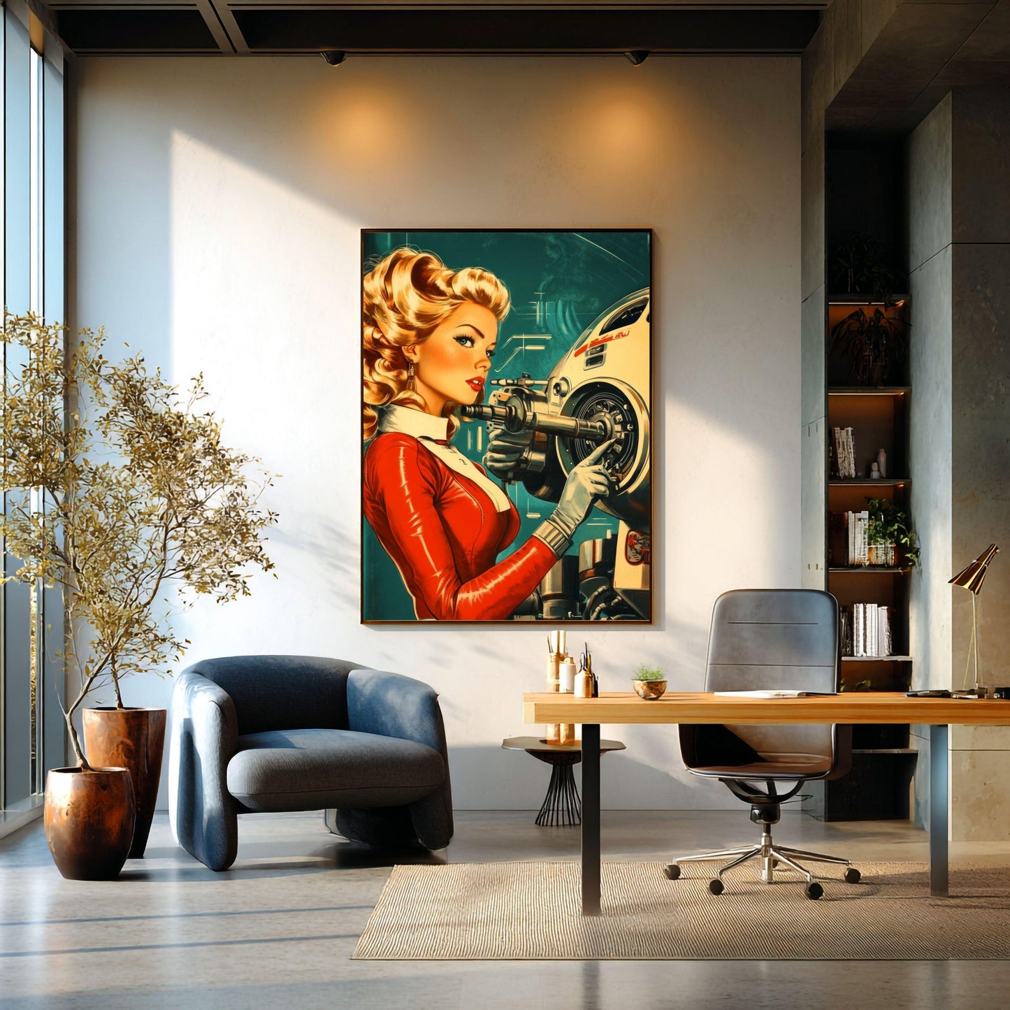 ✨ RETRO FUTUR MECHA WOMENS — Starship Series #66 - Aura Studio Déco