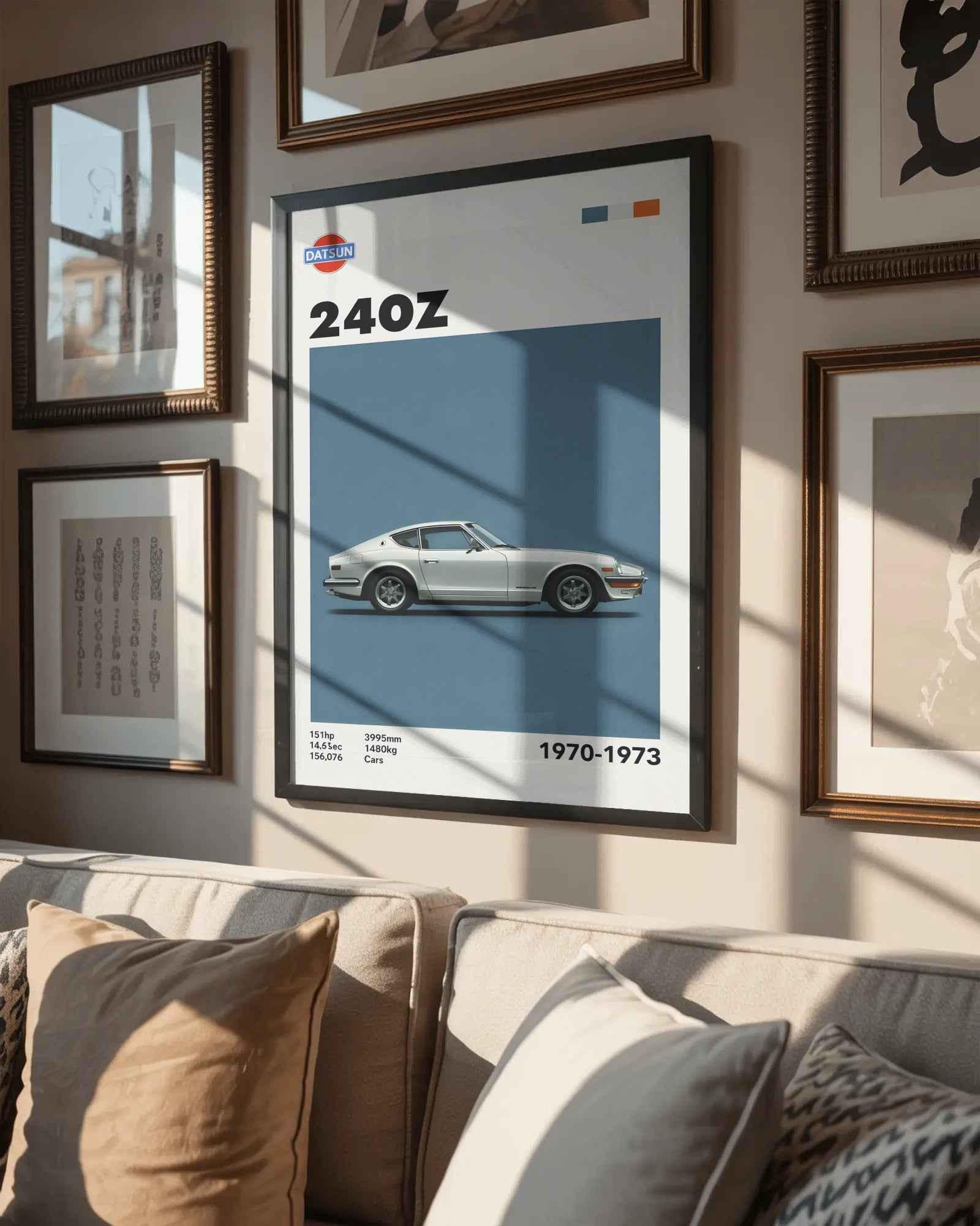 🏆🀣📺 Affiche Automobile Vintage Legend 70's Japan - Aura Studio Déco
