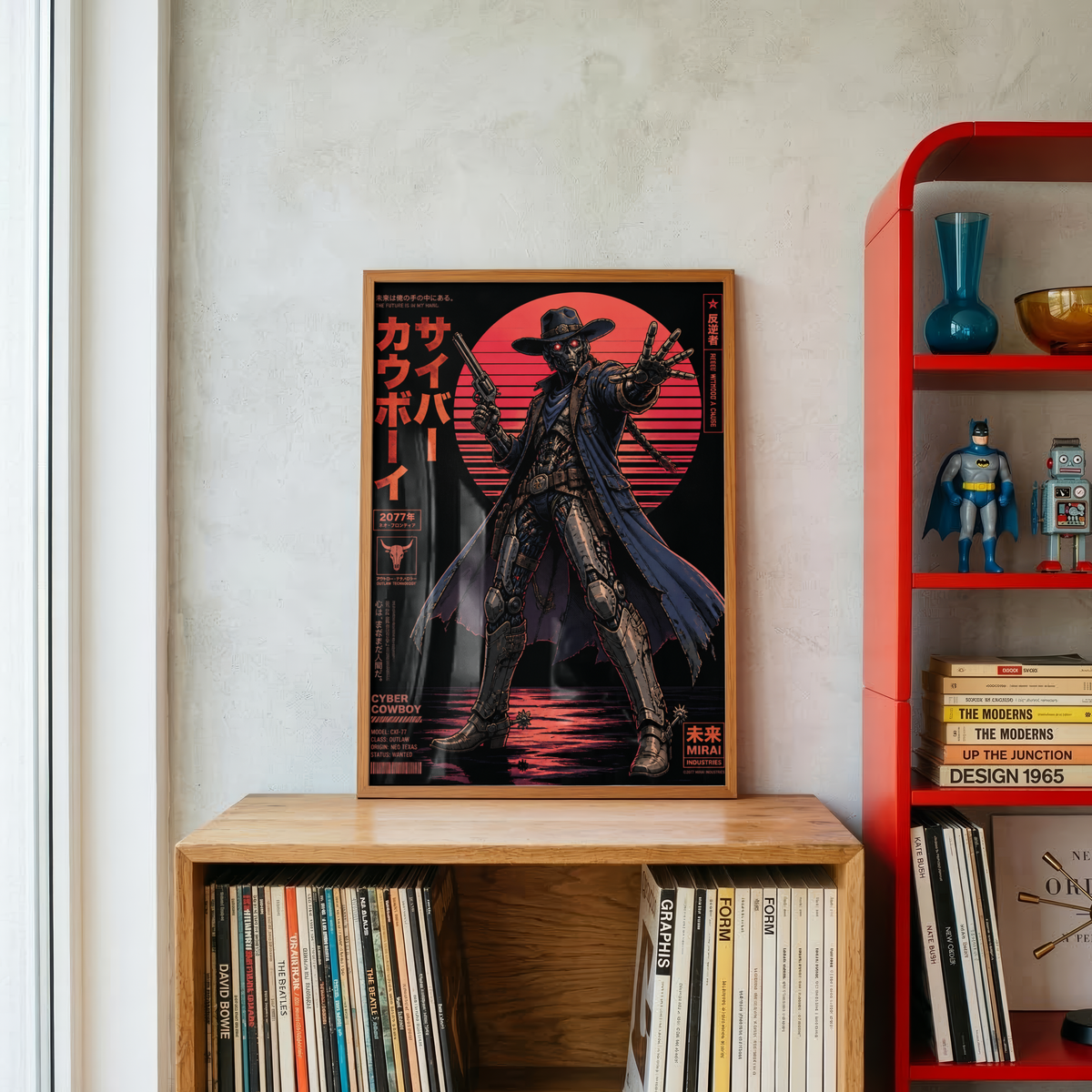 Affiche Cyber Cowboy #02 | Robot Cowboy & SF