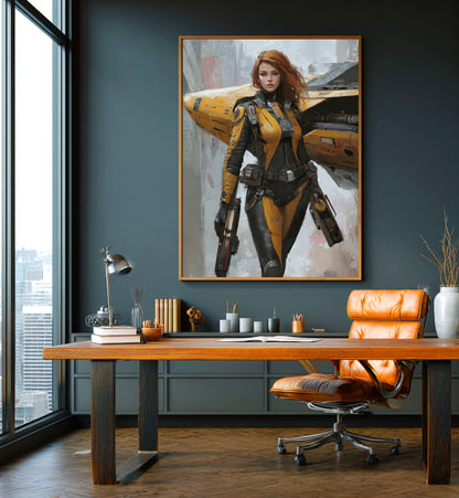 ✨ RETRO FUTUR MECHA WOMENS — Starship Series #03 - Aura Studio Déco