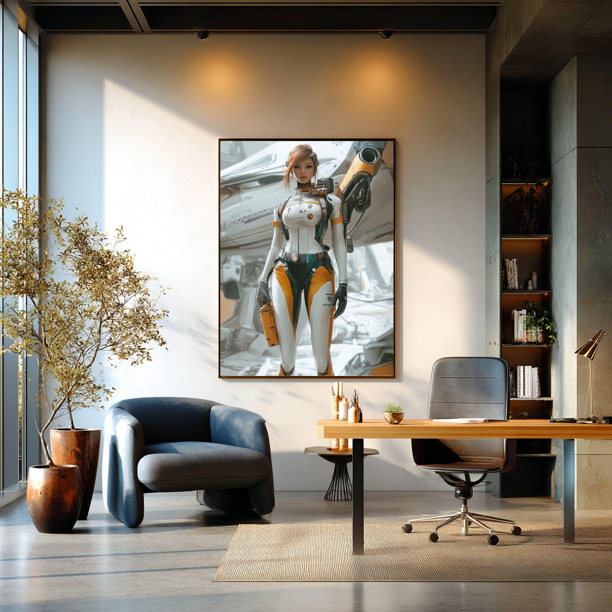 ✨ RETRO FUTUR MECHA WOMENS — Starship Series #46 - Aura Studio Déco