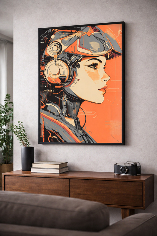 ✨ RETRO FUTUR MECHA WOMENS — Starship Series #73 - Aura Studio Déco