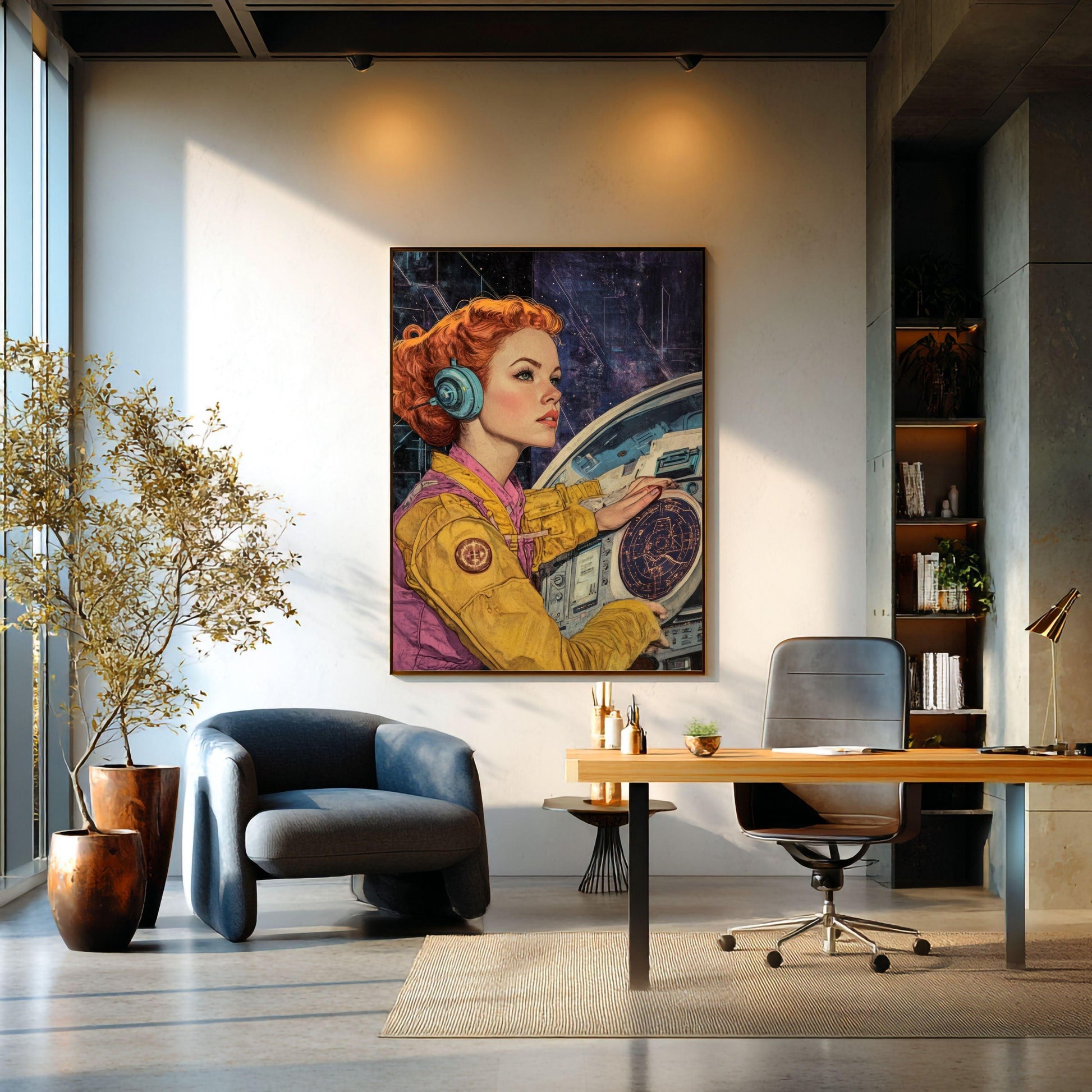 ✨ RETRO FUTUR MECHA WOMENS — Starship Series #67 - Aura Studio Déco
