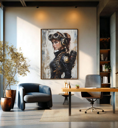 ✨ RETRO FUTUR MECHA WOMENS — Starship Series #11 - Aura Studio Déco