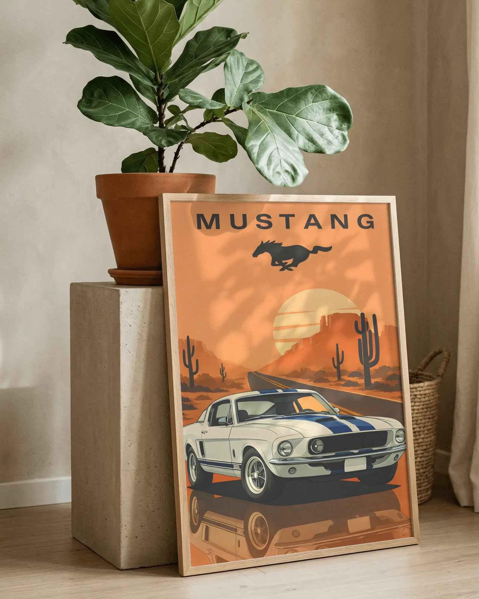 🏆🀣📺 Affiche Automobile Vintage 70' Legend - Aura Studio Déco