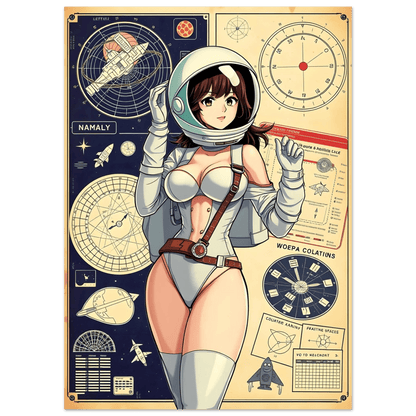 🌸🪐🎀👽Création Anime Rétro Sci-Fi ☄️30 - Aura Studio Déco