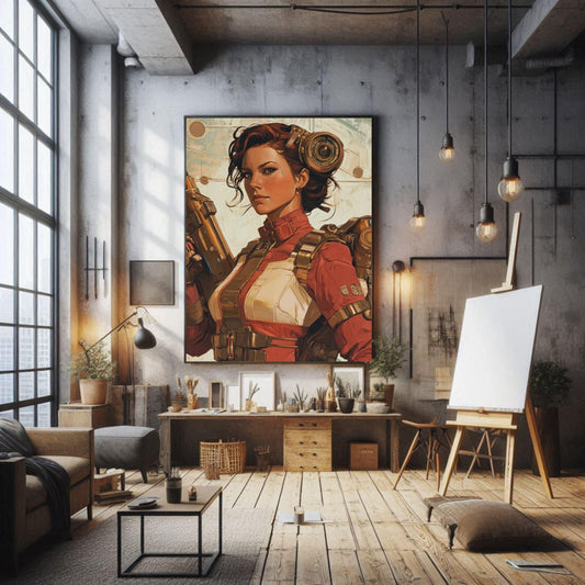 ✨ RETRO FUTUR MECHA WOMENS — Starship Series #62 - Aura Studio Déco