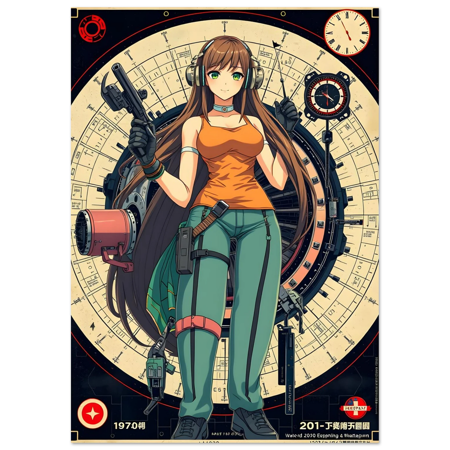 🌸🪐🎀👽Création Anime Rétro Sci-Fi ☄️14 - Aura Studio Déco