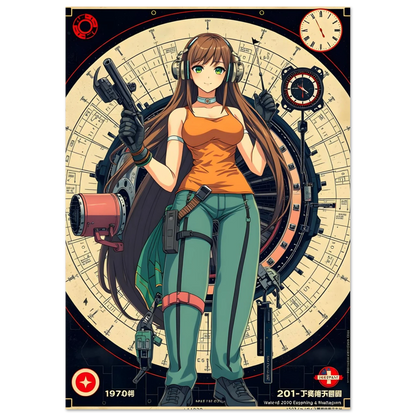 🌸🪐🎀👽Création Anime Rétro Sci-Fi ☄️14 - Aura Studio Déco