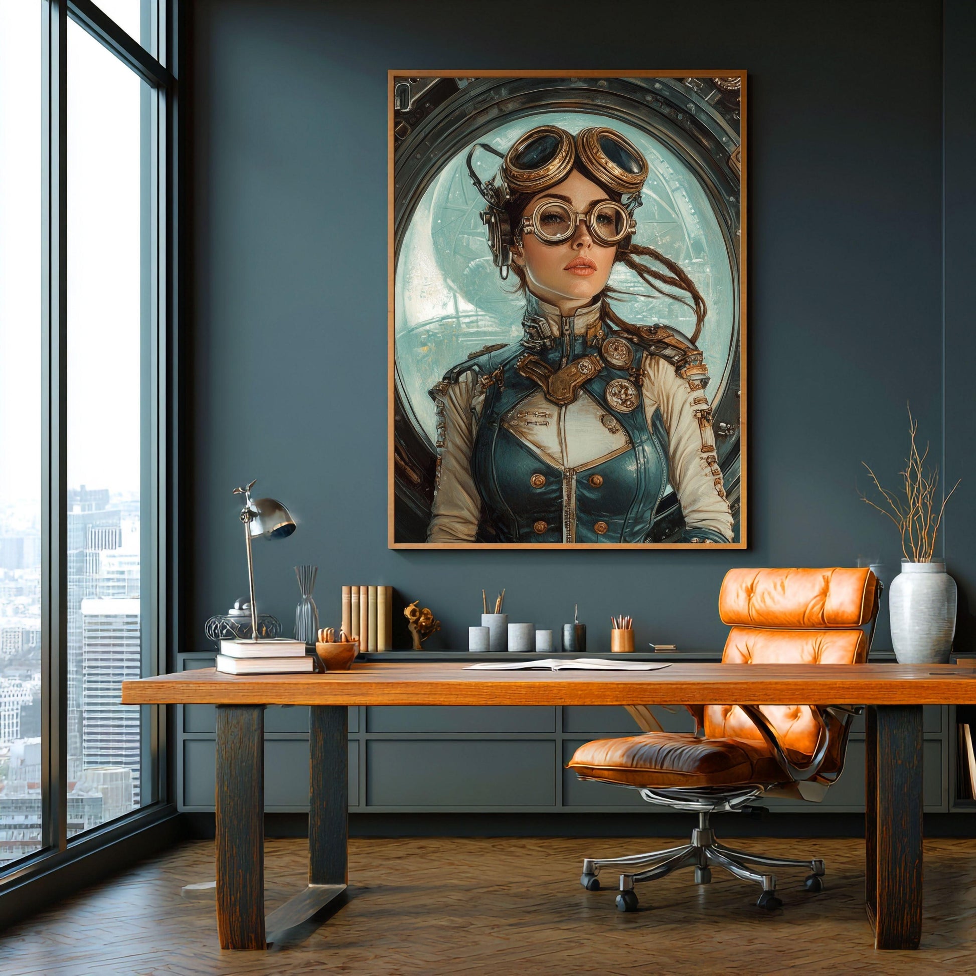 ✨ RETRO FUTUR MECHA WOMENS — Starship Series #40 - Aura Studio Déco