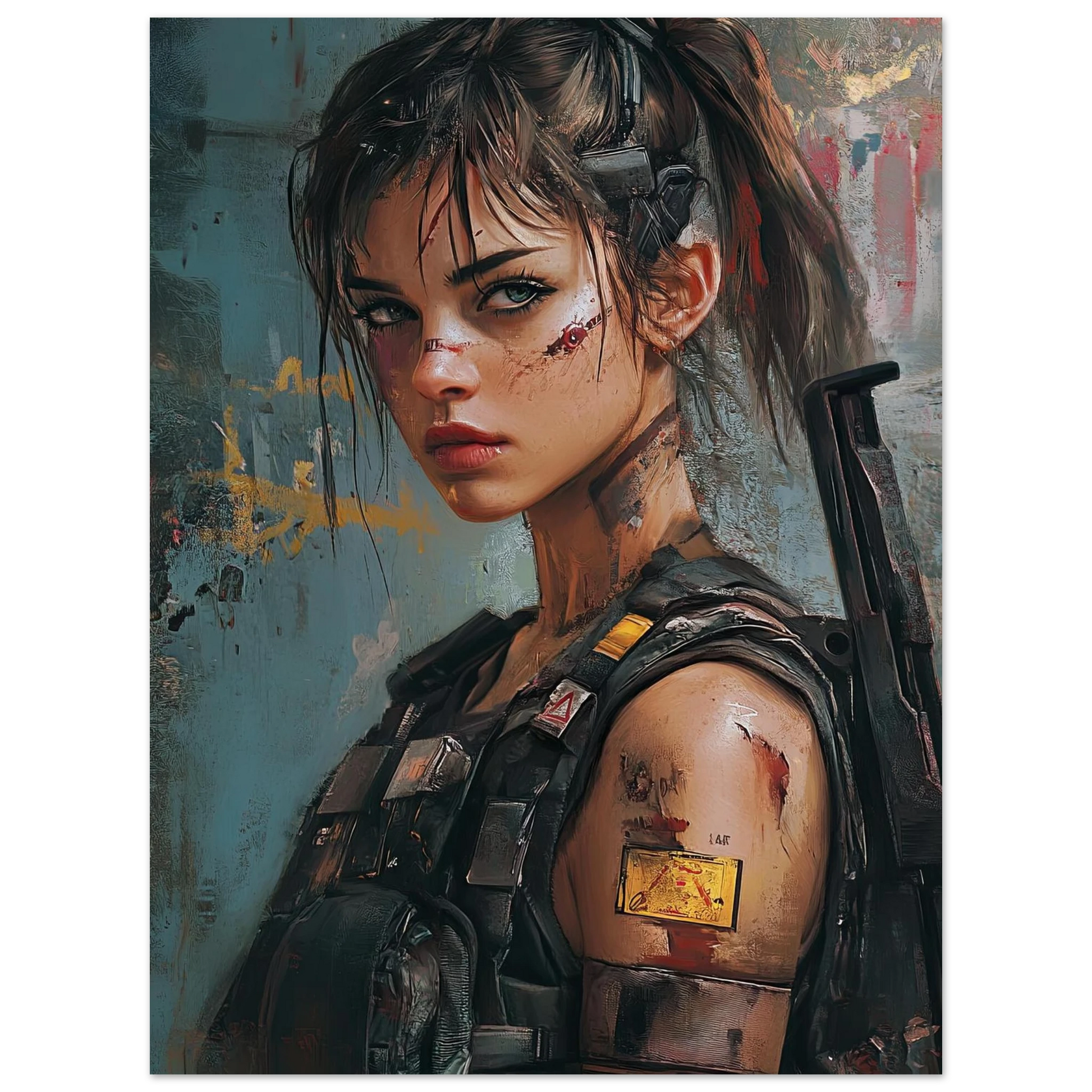 🌃Affiche Murale  WAR GIRL ULTIMATE SERIE  21☢️ - Aura Studio Déco