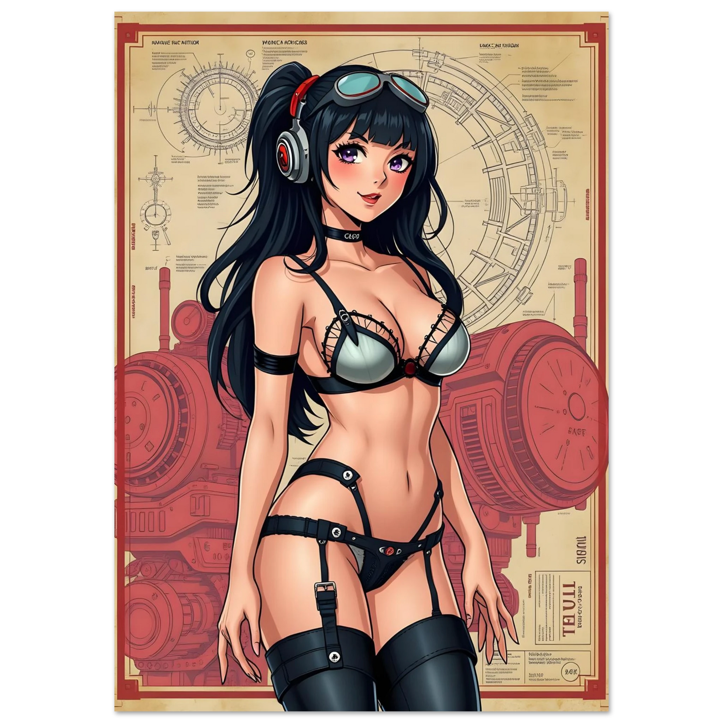 🌸🪐🎀👽Création Anime Rétro Sci-Fi ☄️25 - Aura Studio Déco