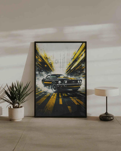 🏆🀣📺 Affiche Automobile Vintage 70's Legend 2 - Aura Studio Déco