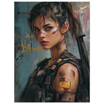 🌃Affiche Murale  WAR GIRL ULTIMATE SERIE  21☢️ - Aura Studio Déco