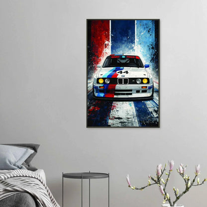 🏎️🏁Affiche Automobile Art' Sport 1 Encadrée - Aura Studio Déco