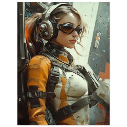 ✨ RETRO FUTUR MECHA WOMENS — Starship Series #49 - Aura Studio Déco