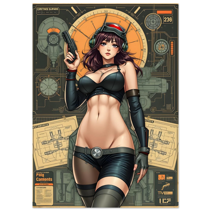 🌸🪐🎀👽Création Anime Rétro Sci-Fi ☄️7 - Aura Studio Déco