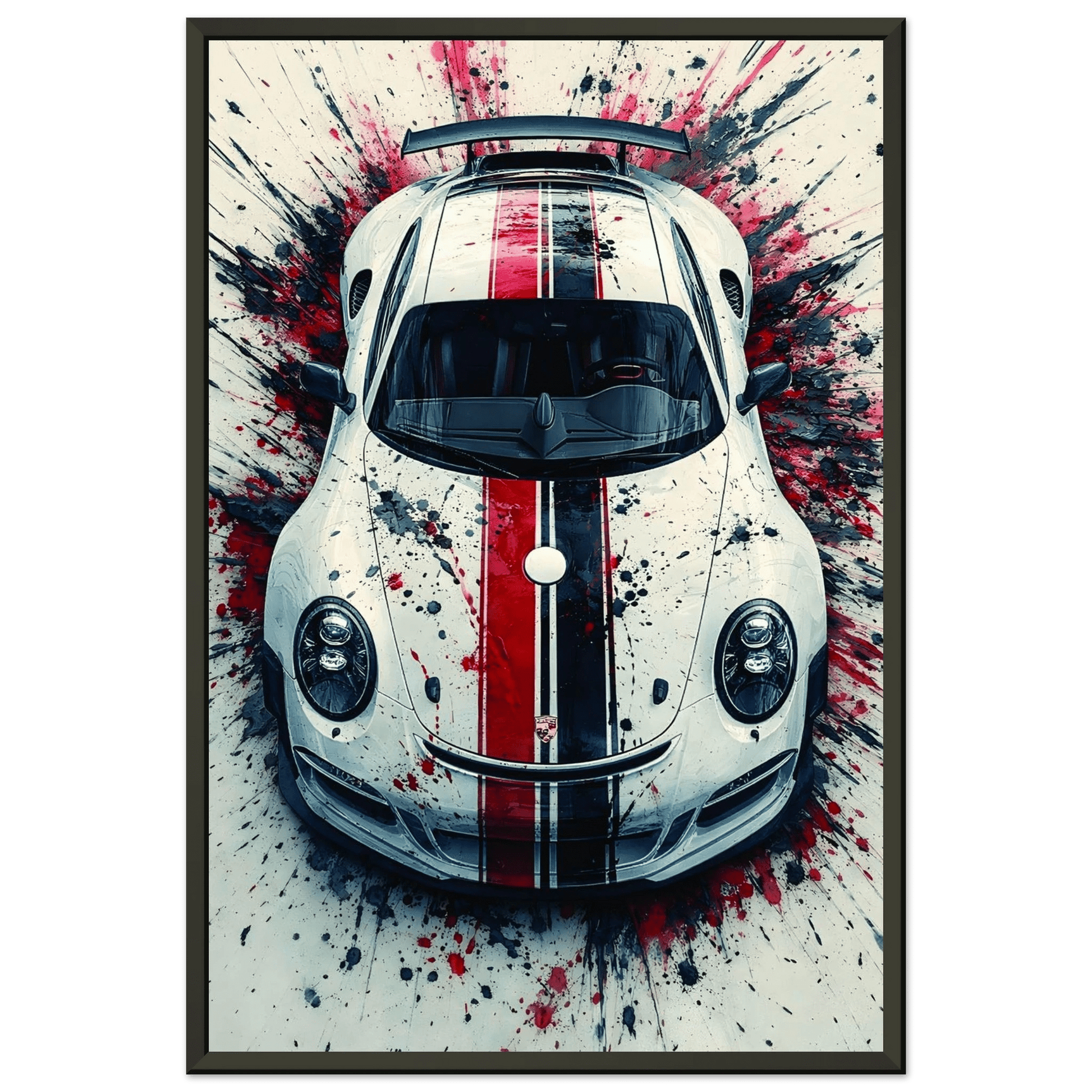 🏎️🏁Affiche Automobile Art' Legend 1 Encadrée - Aura Studio Déco