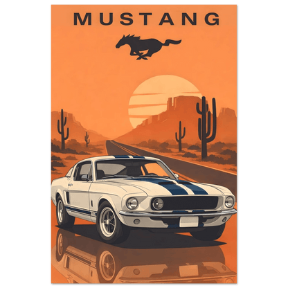 🏆🀣📺 Affiche Automobile Vintage 70' Legend - Aura Studio Déco