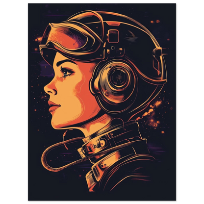 ✨ RETRO FUTUR MECHA WOMENS — Starship Series #38 - Aura Studio Déco
