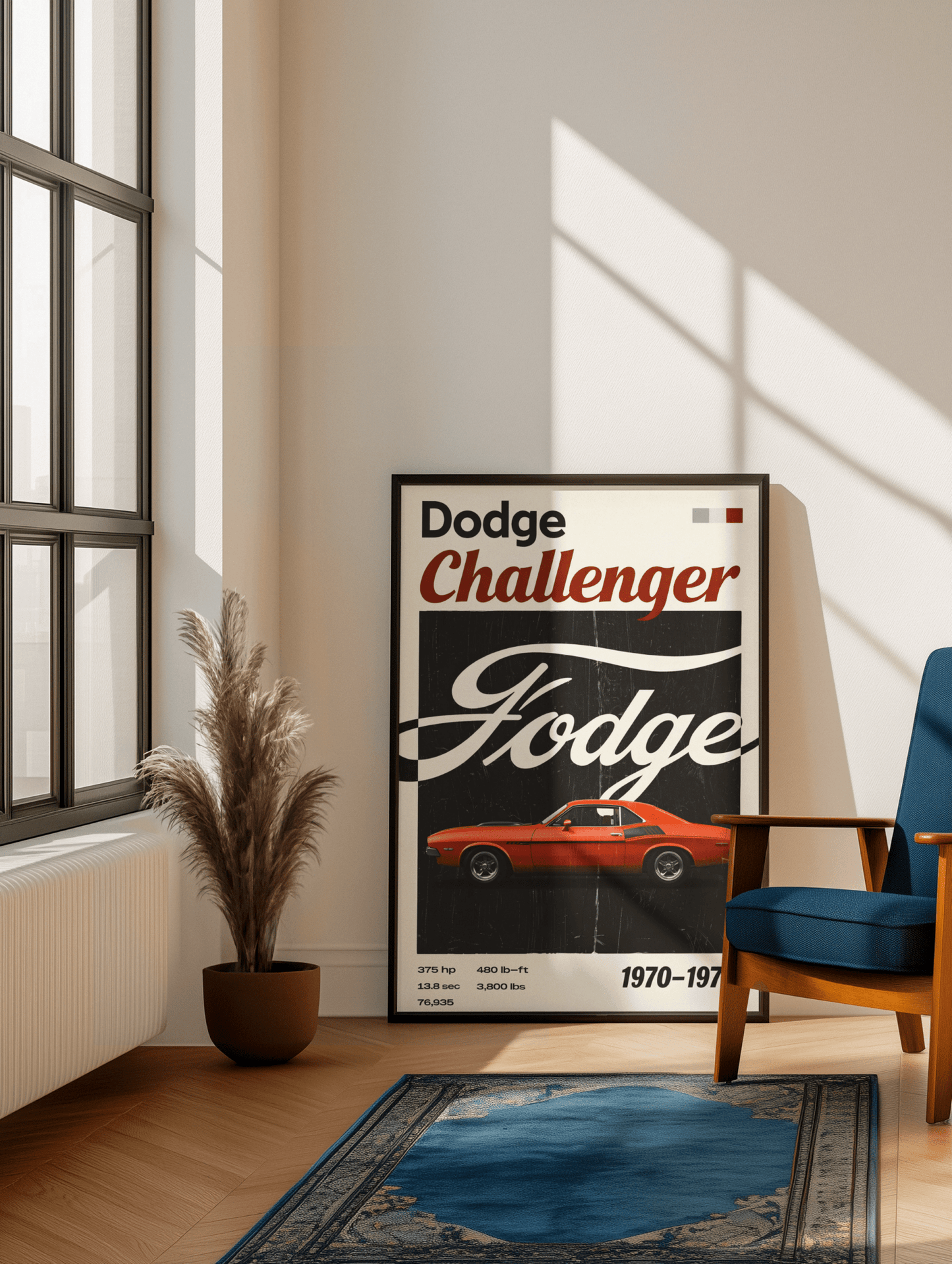 🏎️🏁Affiche Automobile Art' The Fodge Encadrée - Aura Studio Déco