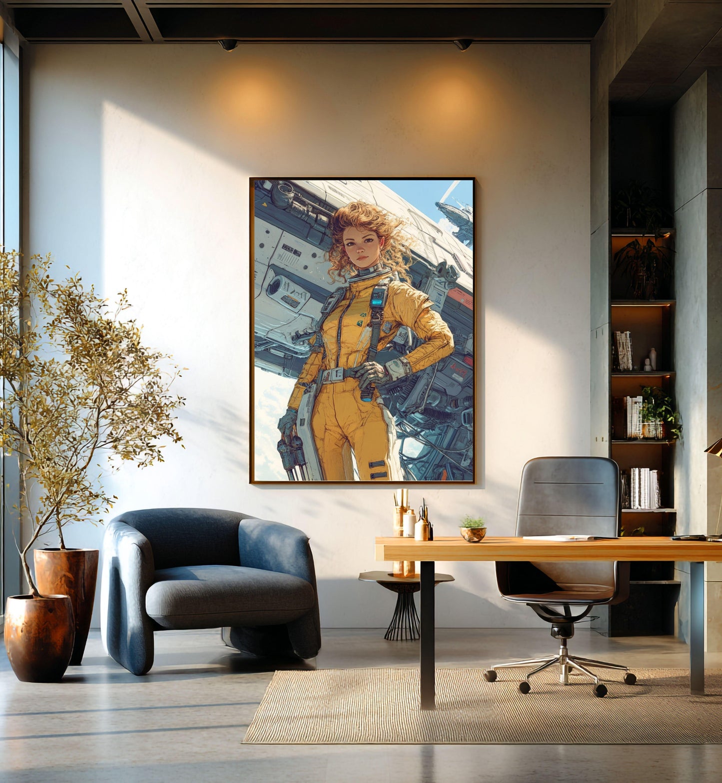 ✨ RETRO FUTUR MECHA WOMENS — Starship Series #18 - Aura Studio Déco