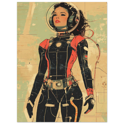 ✨ RETRO FUTUR MECHA WOMENS — Starship Series #90 - Aura Studio Déco
