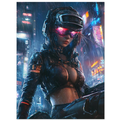 🌃🎮🌐🧬 CYBERPUNK WAR GIRL ULTIMATE SERIE  18☢️ - Aura Studio Déco