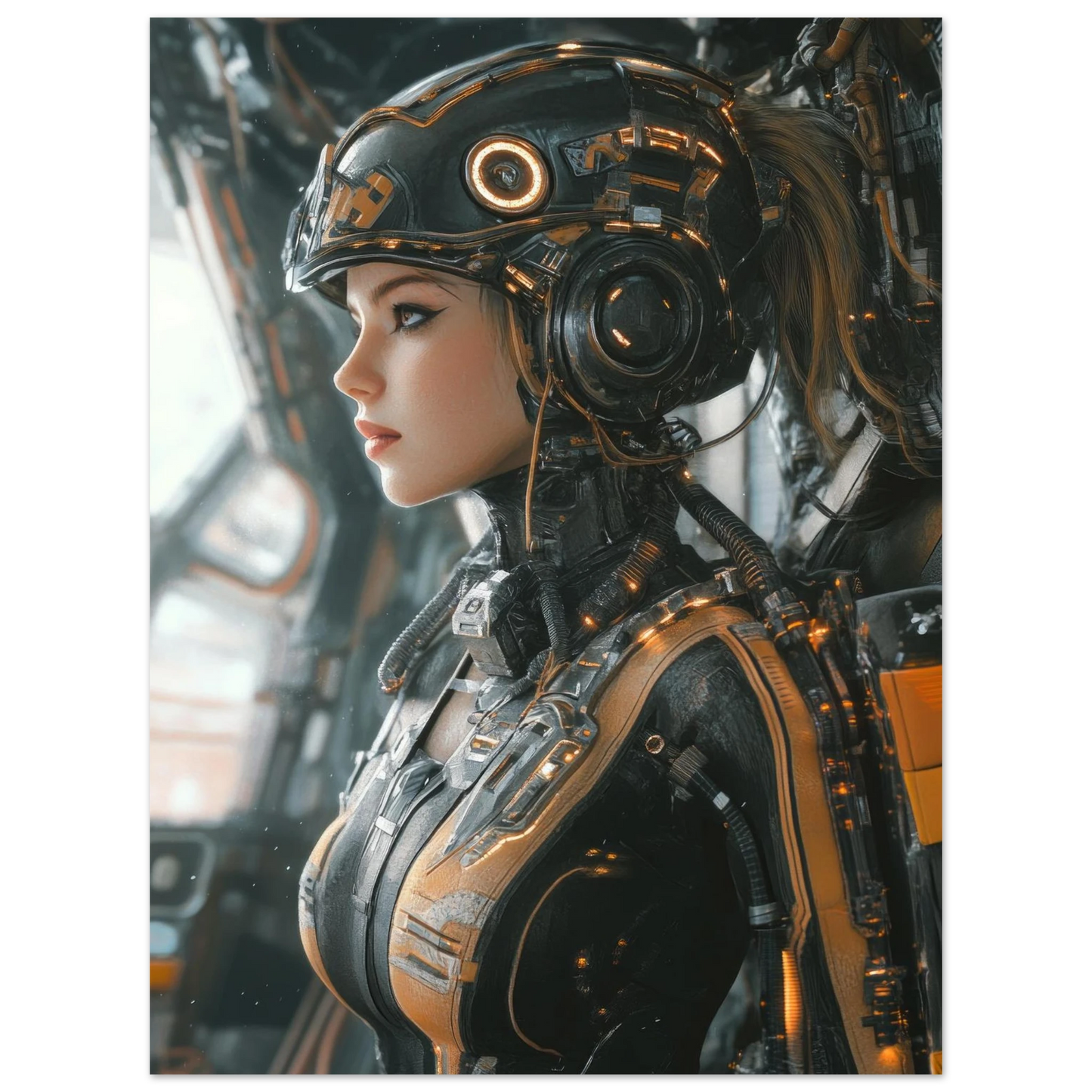 ✨ RETRO FUTUR MECHA WOMENS — Starship Series #54 - Aura Studio Déco